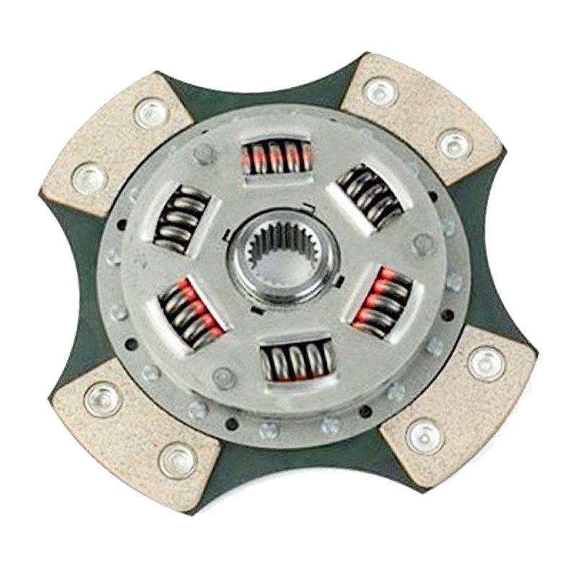Disque d'embrayage HELIX (métal fritté amorti) Renault Clio 2 RS / Clio 3 RS (diamètre 215mm)