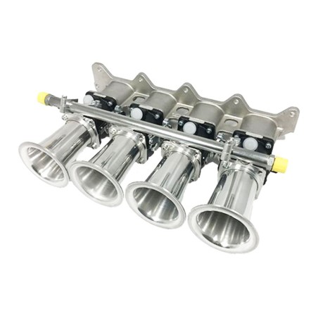 Kit boîtier 4 papillons Jenvey pour Renault Clio 2 RS 2.0 16v (172ch /  182ch / moteur F4R)