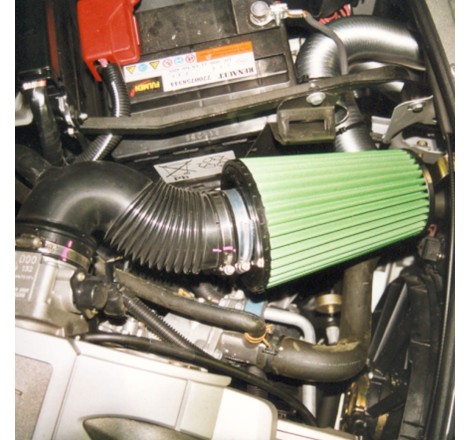 Kit d'admission directe GREEN FILTER pour Renault Clio 2 RS