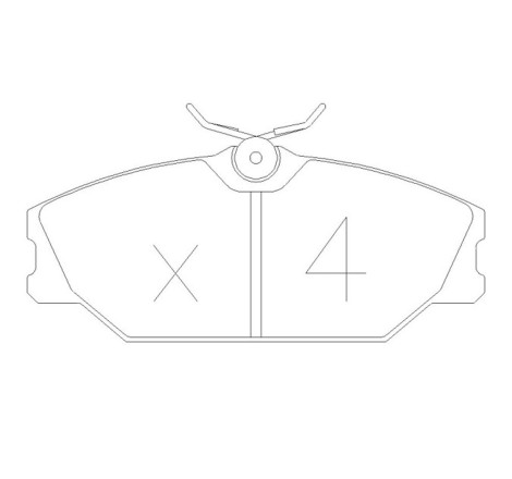 Plaquettes de frein avant GT2i Race pour Renault Clio 2 RS 2.0 16V / Megane I IDE 2.0 16V (étriers GIRLING)