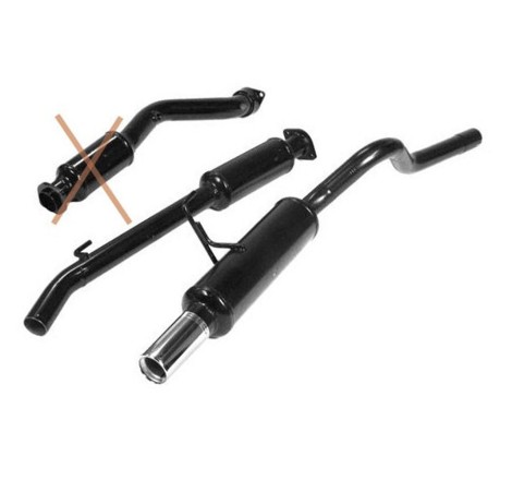 Ligne d'échappement Groupe N GT2i pour Renault Clio 2 RS 2.0 16V