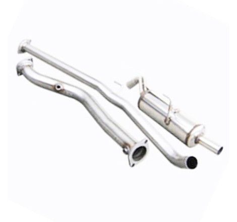Ligne d'échappement Groupe N INOXCAR pour Renault Clio 2 RS 2.0 16V (54mm / phase 2)