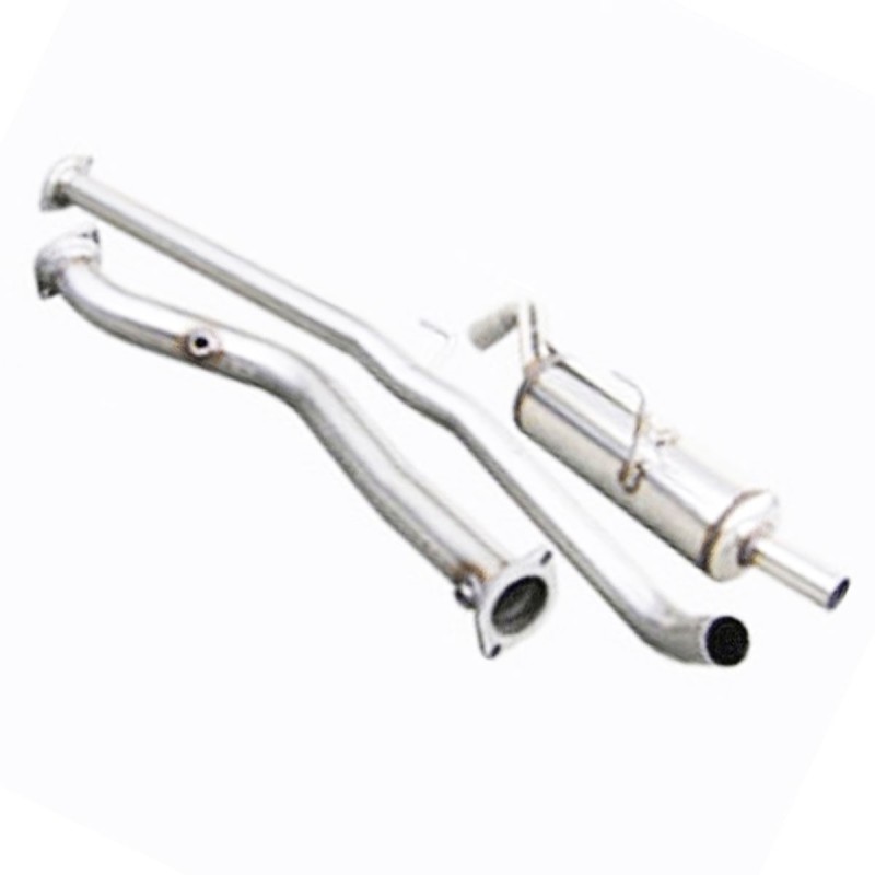 Ligne d'échappement Groupe N INOXCAR pour Renault Clio 2 RS 2.0 16V (54mm / phase 2)