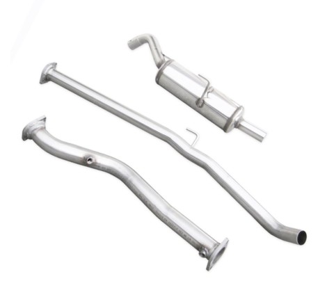 Ligne d'échappement Groupe N INOXCAR pour Renault Clio 2 RS 2.0 16V (63.5mm / phase 2 2002-2003)