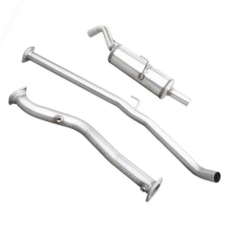 Ligne d'échappement Groupe N INOXCAR pour Renault Clio 2 RS 2.0 16V (63.5mm / phase 2 2002-2003)