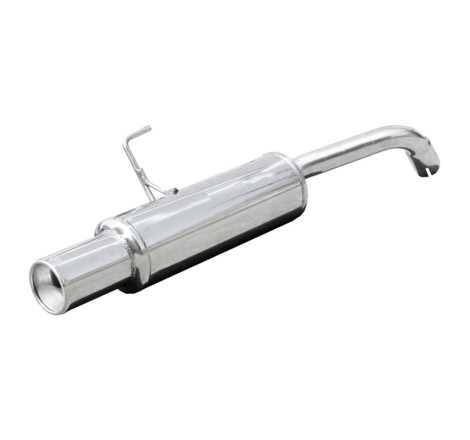 Silencieux arrière d'échappement 54mm INOXCAR pour Renault Clio 2 RS 2.0 16V (Phase 2 172ch / 2002-2003)