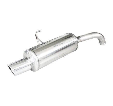 Silencieux arrière d'échappement 54mm/1x90 INOXCAR X-RACE pour Renault Clio 2 RS 2.0 16V (Phase 1 172ch / 2000-2001)