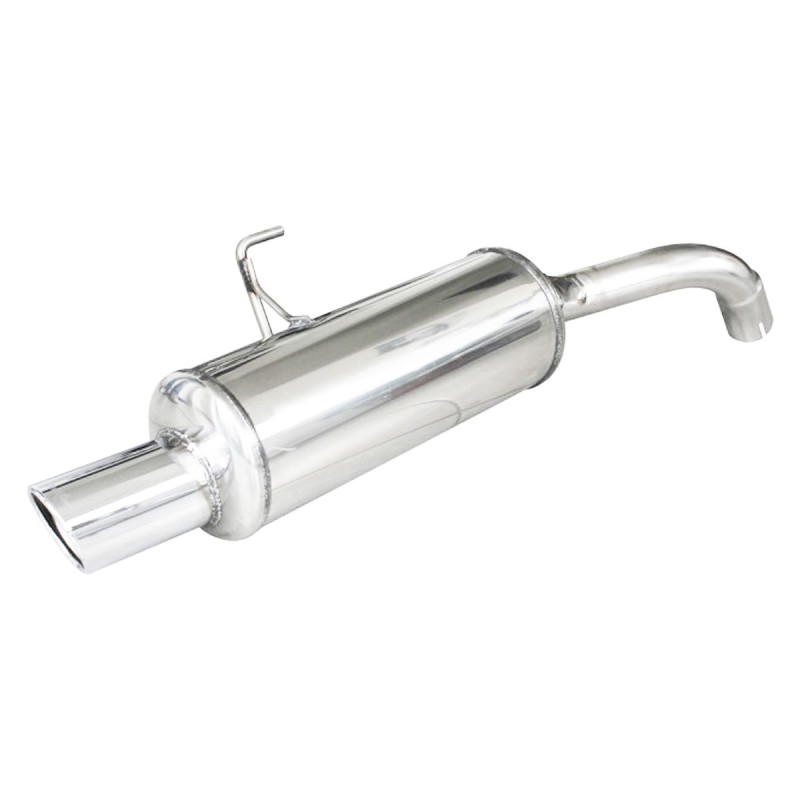 Silencieux arrière d'échappement 54mm/1x90 INOXCAR X-RACE pour Renault Clio 2 RS 2.0 16V (Phase 1 172ch / 2000-2001)