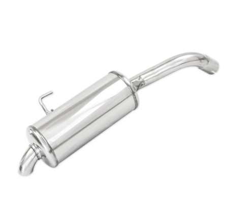 Silencieux arrière d'échappement 54mm INOXCAR pour Renault Clio 2 RS 2.0 16V (Phase 2 169ch / 2002-2003)