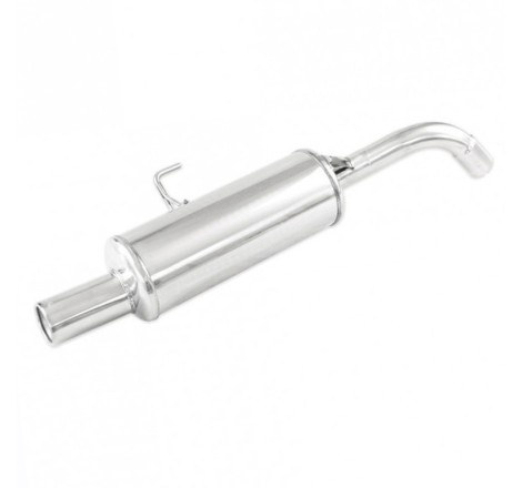 Silencieux / Terminal d'échappement 1x80mm INOXCAR pour Renault Clio 2 RS 2.0 16V (Phase 1 172ch / 2000-2001)