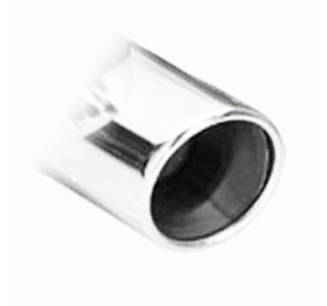 Silencieux / Terminal d'échappement 1x80mm INOXCAR pour Renault Clio 2 RS 2.0 16V (Phase 2 172ch / 2002-2003)