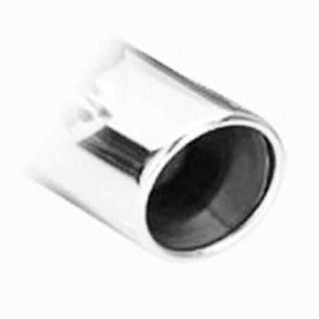 Silencieux / Terminal d'échappement 1x80mm INOXCAR pour Renault Clio 2 RS 2.0 16V (Phase 2 172ch / 2002-2003)