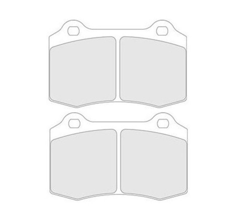 Plaquettes de frein avant Carbone Lorraine 4022 RC6/RC6E/RC8 pour Renault Clio 2 RS V6 3.0 / Peugeot 406 Coupé 3.0 24V