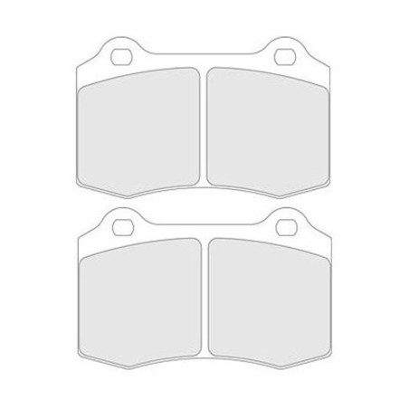 Plaquettes de frein avant Carbone Lorraine 4022 RC6/RC6E/RC8 pour Renault Clio 2 RS V6 3.0 / Peugeot 406 Coupé 3.0 24V