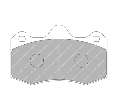 Plaquettes de frein avant Ferodo DS Performance FDSR3083 pour Renault Clio 2 RS V6 3.0 (phase 2 / 255cv / étriers AP Racing)