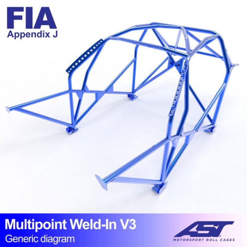Arceau AST Multipoints 10 points à souder pour Renault Clio 3 (toutes versions dont RS) 3-Portes Hayon