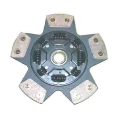 Disque d'embrayage BRATEX (5 patins métal fritté amorti 8 ressorts) pour Renault Clio 3 RS 2.0 16V