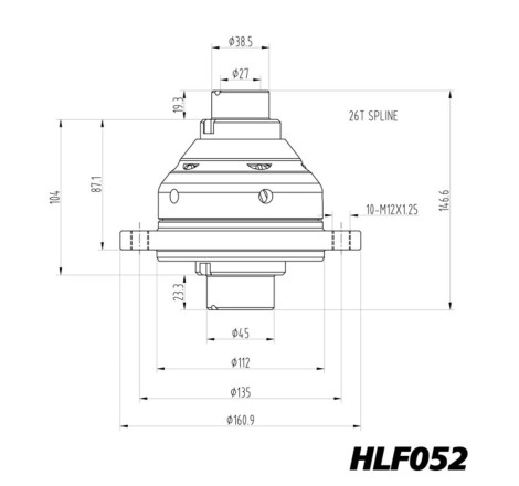 Différentiel autobloquant boîte TL4 Blackline pour Renault Clio 3 RS 2.0 16V 197/200cv