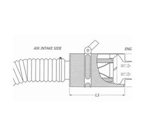 Boite à air carbone CDA avec élément filtrant coton pour Citroën C2 VTR / VTS / Peugeot	206 XS 1.6 16V