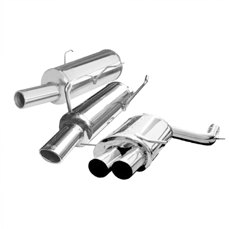 Ligne d'échappement Cat-Back INOXCAR pour Renault Clio 3 RS 2.0 16V 200cv (après 2010)
