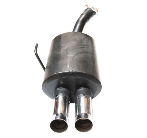 Silencieux / Terminal d'échappement 2x76mm (sorties DTM) GT2i pour Renault Clio 3 RS 2.0 16V (après 2005)