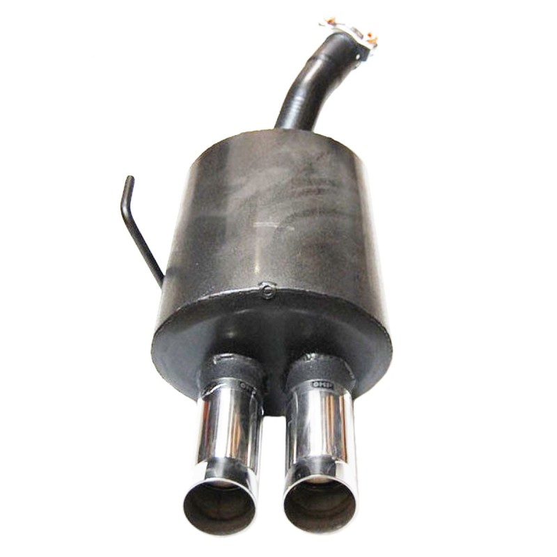 Silencieux / Terminal d'échappement 2x76mm (sorties DTM) GT2i pour Renault Clio 3 RS 2.0 16V (après 2005)