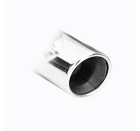 Silencieux / Terminal d'échappement 1x80mm Droite et Gauche INOXCAR pour Renault Clio 3 RS (après 2006)