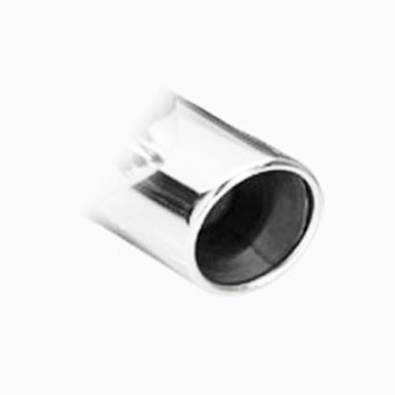 Silencieux / Terminal d'échappement 1x80mm Droite et Gauche INOXCAR pour Renault Clio 3 RS (après 2006)