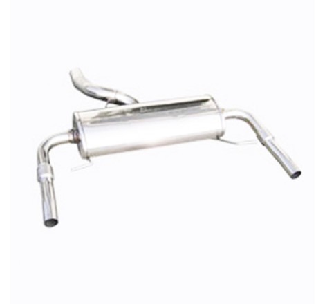 Silencieux / Terminal d'échappement 1x50mm Droite et Gauche INOXCAR pour Renault Clio 3 RS (après 2010)