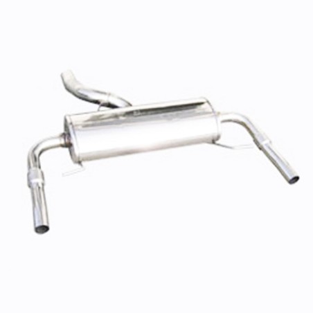 Silencieux / Terminal d'échappement 1x50mm Droite et Gauche INOXCAR pour Renault Clio 3 RS (après 2010)