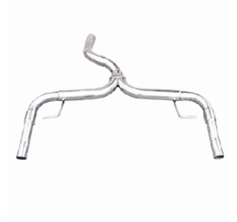 Silencieux / Terminal d'échappement 1x80mm Droite et Gauche INOXCAR pour Renault Clio 3 RS (après 2006)