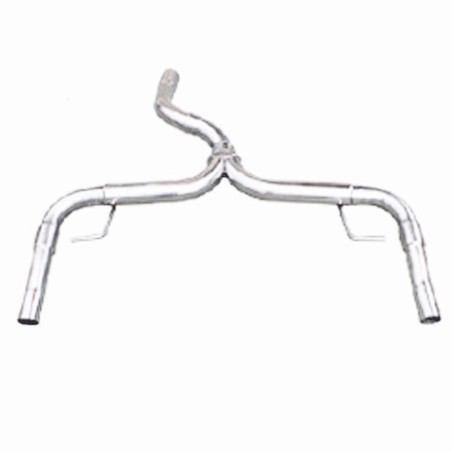Silencieux / Terminal d'échappement 1x80mm Droite et Gauche INOXCAR pour Renault Clio 3 RS (après 2006)