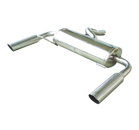 Silencieux / Terminal d'échappement 1x80mm Droite et Gauche INOXCAR pour Renault Clio 3 RS (après 2006)