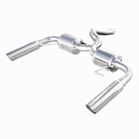 Silencieux / Terminal d'échappement 1x80mm Droite et Gauche INOXCAR pour Renault Clio 3 RS (après 2006)