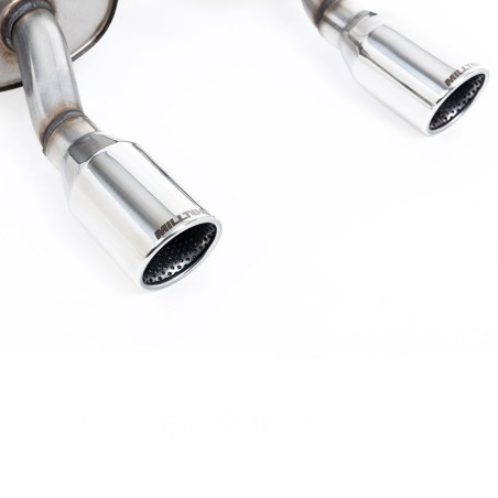 Système d'échappement Cat-Back (non résonné) MILLTEK pour Renault Clio 2 RS 2.0 16V 182cv (avec doubles sorties polies)