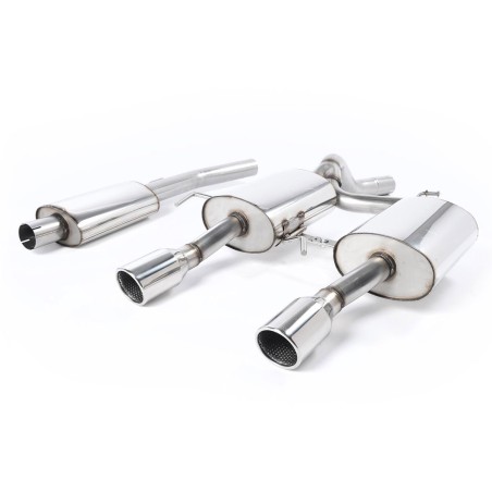 Système d'échappement Cat-Back avec silencieux MILLTEK pour Renault Clio 2 RS 2.0 16V 182cv (double sortie polie)