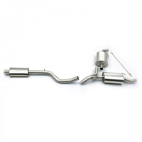 Système d'échappement Cat-Back avec silencieux MILLTEK pour Renault Clio 3 RS 2.0 16V 200cv / CUP (embouts d'origine)