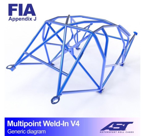 Arceau AST Multipoints 10 points à souder pour Renault Clio 4 (toutes versions dont RS) 5-Portes Hayon