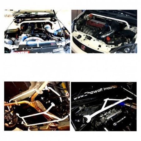 Barre anti-rapprochement supérieure avant 2 points ULTRA RACING pour Renault Clio 4 RS (après 2013)