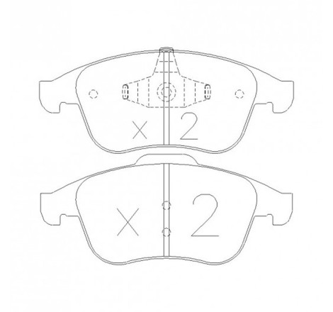 Plaquettes de frein avant GT2i Club pour Renault Clio 4 RS / 4 RS Trophy / Megane 3 TCE 180 (étrier ATE)