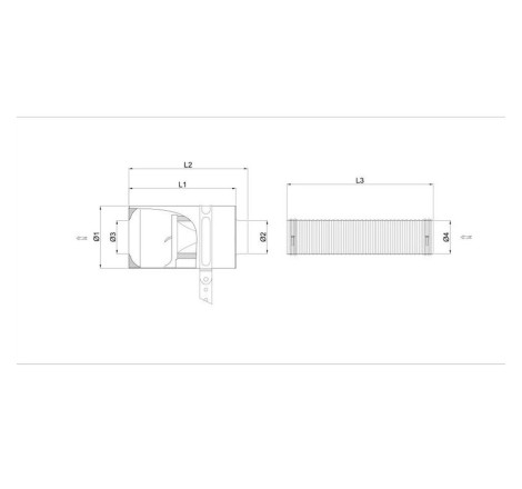 Boite à air carbone CDA avec élément filtrant coton pour Renault Clio 1 2.0 16v WILLIAMS (1995-1998)