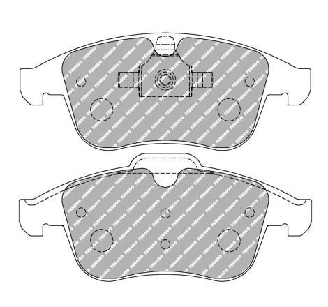 Plaquettes de frein avant FERODO DS3.12 FCP4249G pour Renault Clio 4 RS / 4 RS Trophy / Megane 3 RS / 4 RS / TCe 180