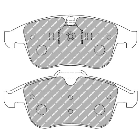 Plaquettes de frein avant FERODO DS3.12 FCP4249G pour Renault Clio 4 RS / 4 RS Trophy / Megane 3 RS / 4 RS / TCe 180