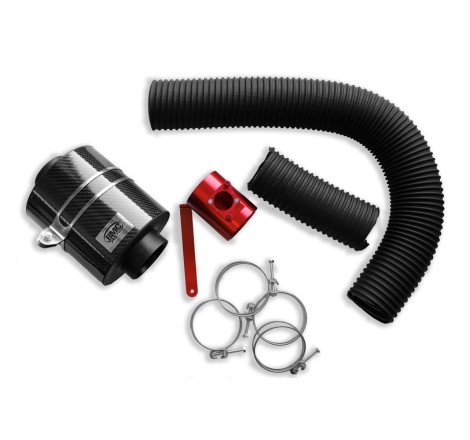 Boite à air carbone CDA avec élément filtrant coton pour Renault Clio 1 2.0 16v WILLIAMS (1995-1998)