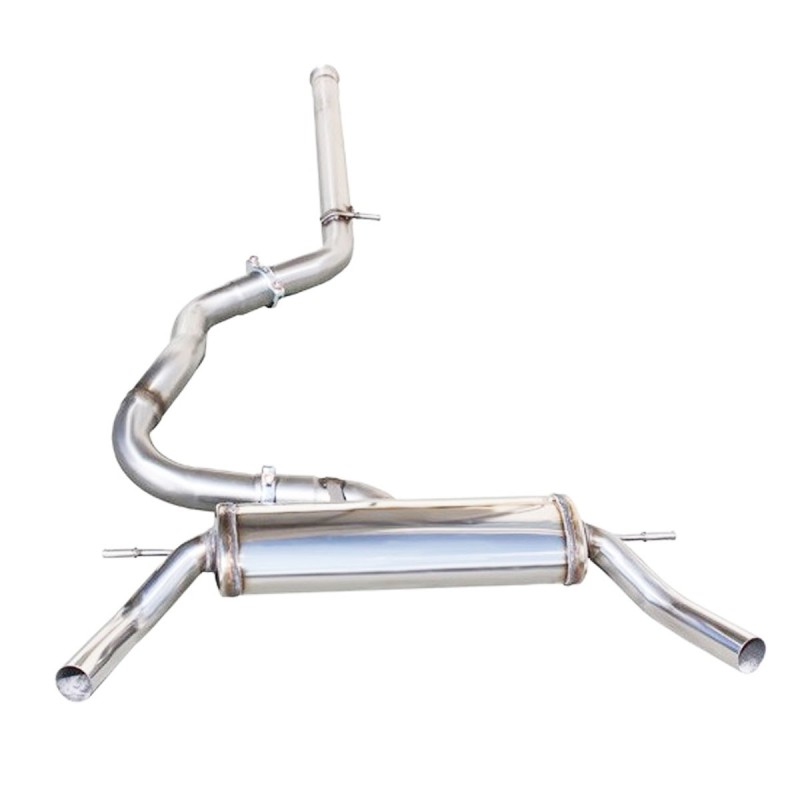 Système d'échappement Cat-Back 63.5mm INOXCAR pour Renault Clio 4 RS 1.6 200cv (après 2013)