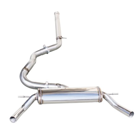 Système d'échappement Cat-Back 63.5mm INOXCAR pour Renault Clio 4 RS 1.6 200cv (après 2013)