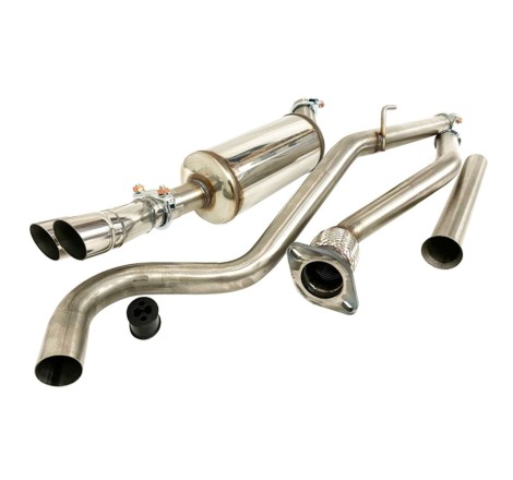 Système d'échappement Cat-Back (intermédiaire+silencieux) INOXCAR pour Renault Twingo 2 RS