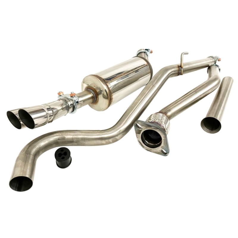 Système d'échappement Cat-Back (intermédiaire+silencieux) INOXCAR pour Renault Twingo 2 RS