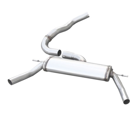 Système d'échappement avec silencieux 1x50 (gauche+droite) INOXCAR pour Renault Clio 4 RS Trophy 220cv