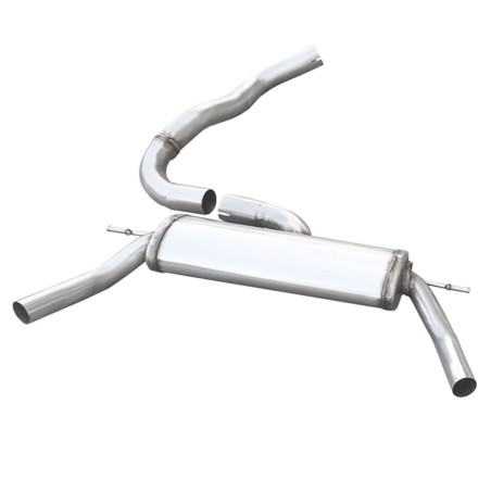 Système d'échappement avec silencieux 1x50 (gauche+droite) INOXCAR pour Renault Clio 4 RS Trophy 220cv